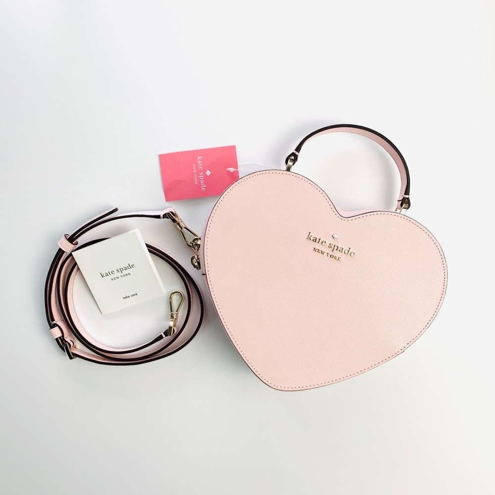 Kate Spade Pink Heart Crossbody Bag - Picture 8 of 8
